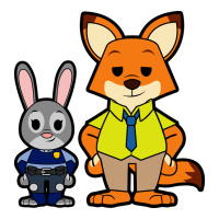 zootopia duo chibi | Teevron