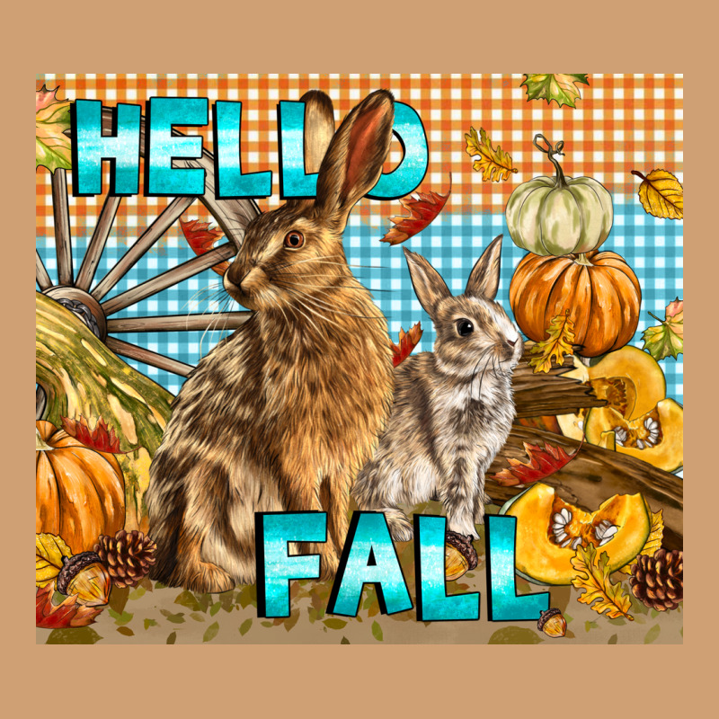 Hello Fall Rabbit Vintage Tee by LillyAllenDesigns | Teevron
