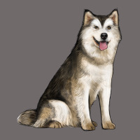 Alaskan Malamute Dog Urban Heavy Tee | Teevron