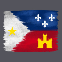 Louisiana Flag Background Vintage Hoodie | Teevron
