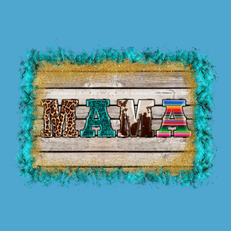 Western Turquoise's Mama Background Premium Hoodie by BarkalooDesign | Teevron