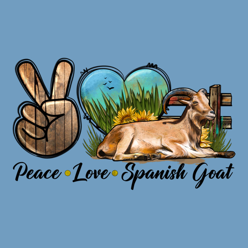 Peace Love Spanish Goat Urban Heavy Tee by LillyAllenDesigns | Teevron