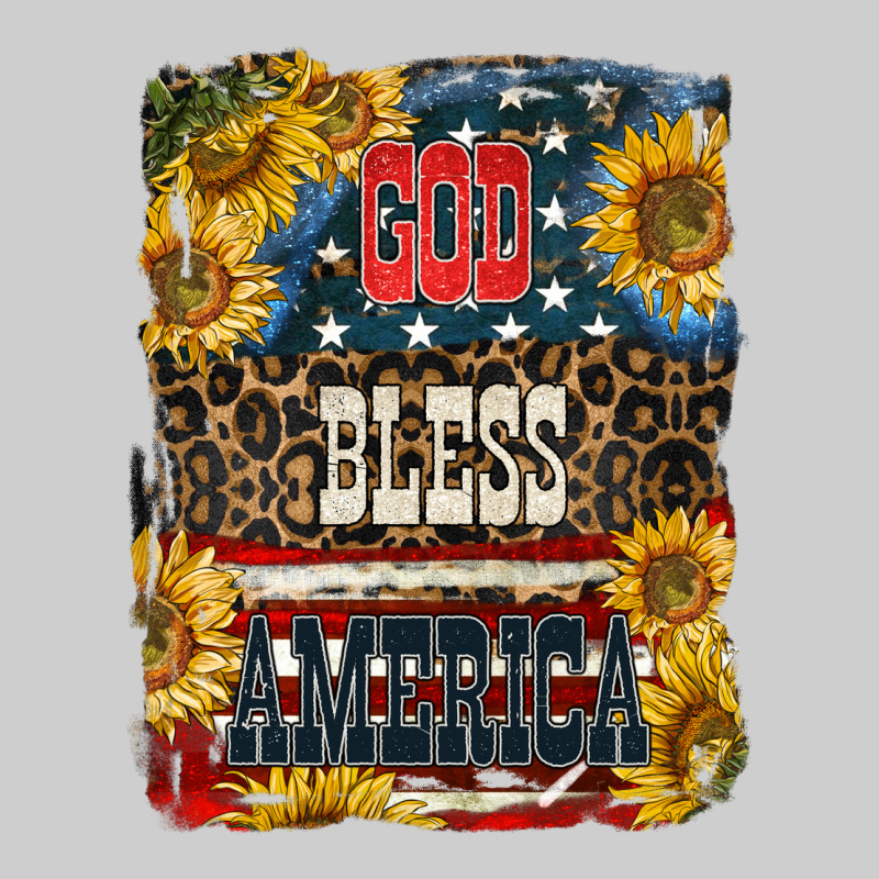 Western God Bless America 4th Of July Premium Tee by LillyAllenDesigns | Teevron