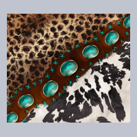 Leopard And Cowhide Gemstone Leather Premium Hoodie | Teevron