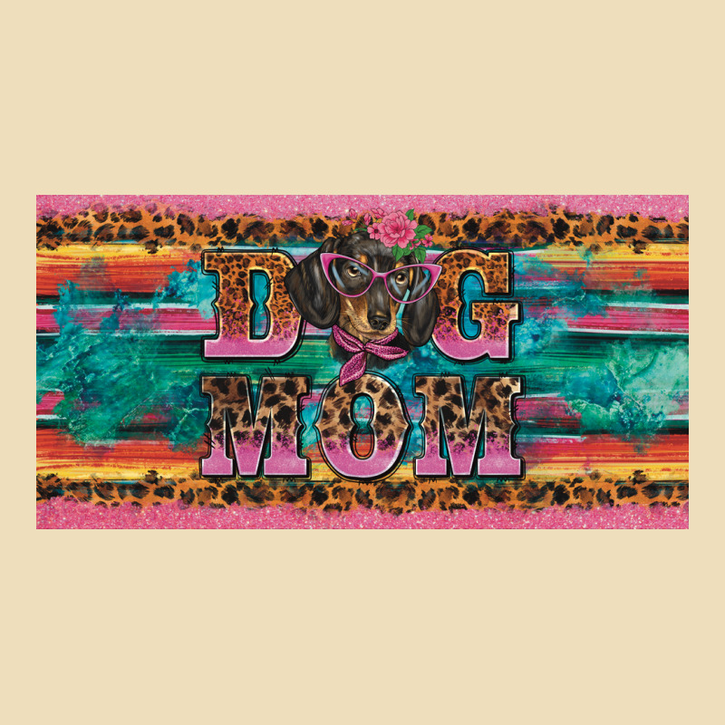 Dog Mom Danchshund  License Plate Template Premium Hoodie by BarkalooDesign | Teevron