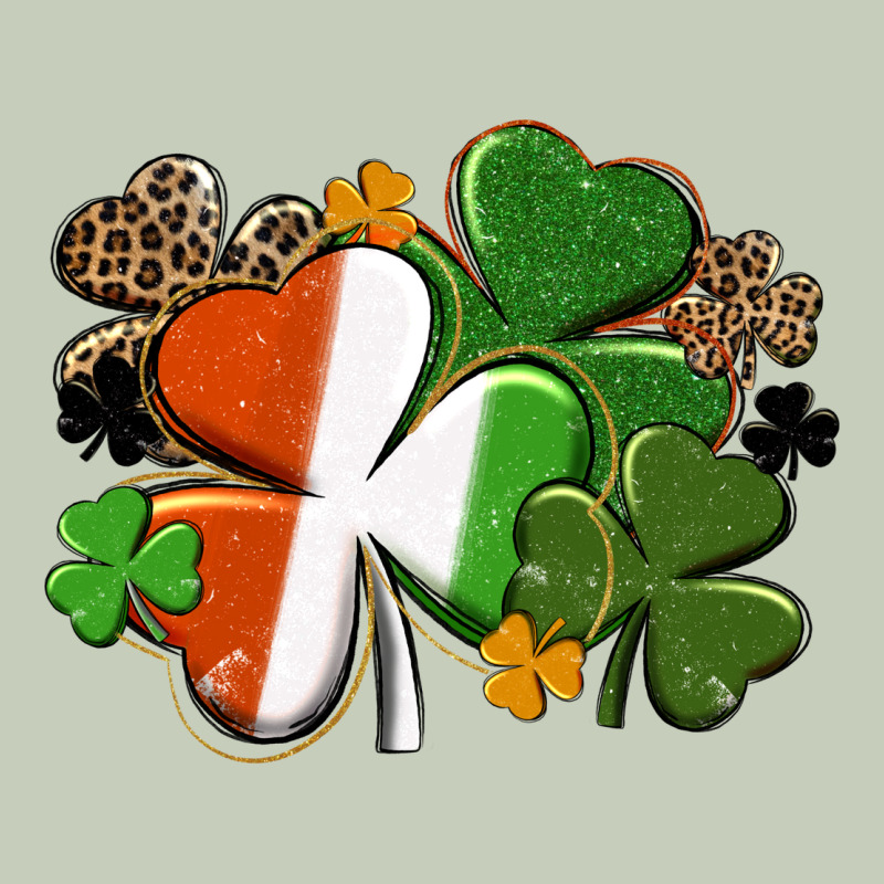 Irish Flag Shamrock St. Patricks Day Classic Tee by FaDigitalArtStudio | Teevron