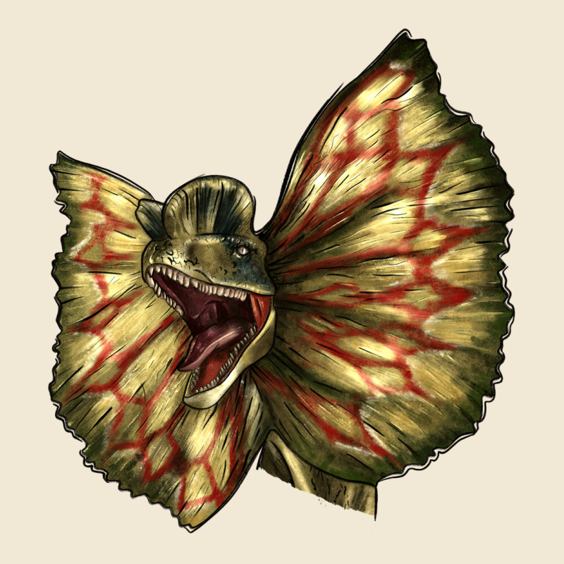 Dilophosaurus Face Ladies Tee by LillyAllenDesigns | Teevron