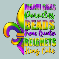 Mardi Gras Parades Beads French Quarter Beignets Heavy Core Tee | Teevron