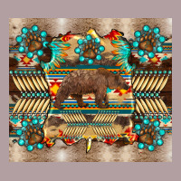 Bear Native Animal  Pelt  Tumbler Vintage Hoodie | Teevron