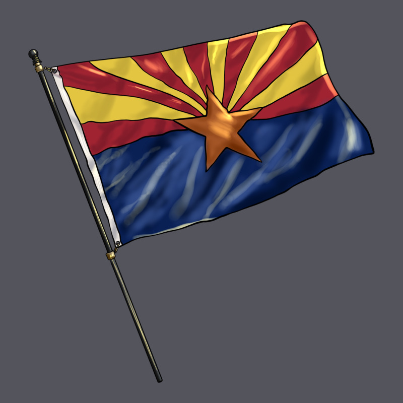 Arizona Flag Vintage Hoodie by BarkalooDesign | Teevron