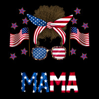 All American Mama Messy Buny Premium Tee | Teevron