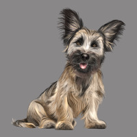 Skye Terrier Dog Illustrations Vintage Tee | Teevron
