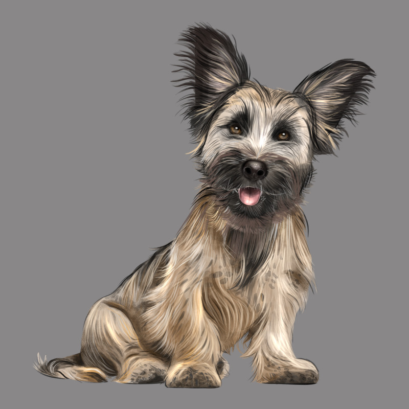 Skye Terrier Dog Illustrations Vintage Tee by LillyAllenDesigns | Teevron