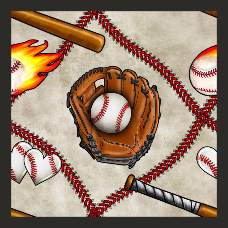 Baseball Glove And Bat Seamless Pattern Heavy Core Tee by BundleAndBundleShop | Teevron
