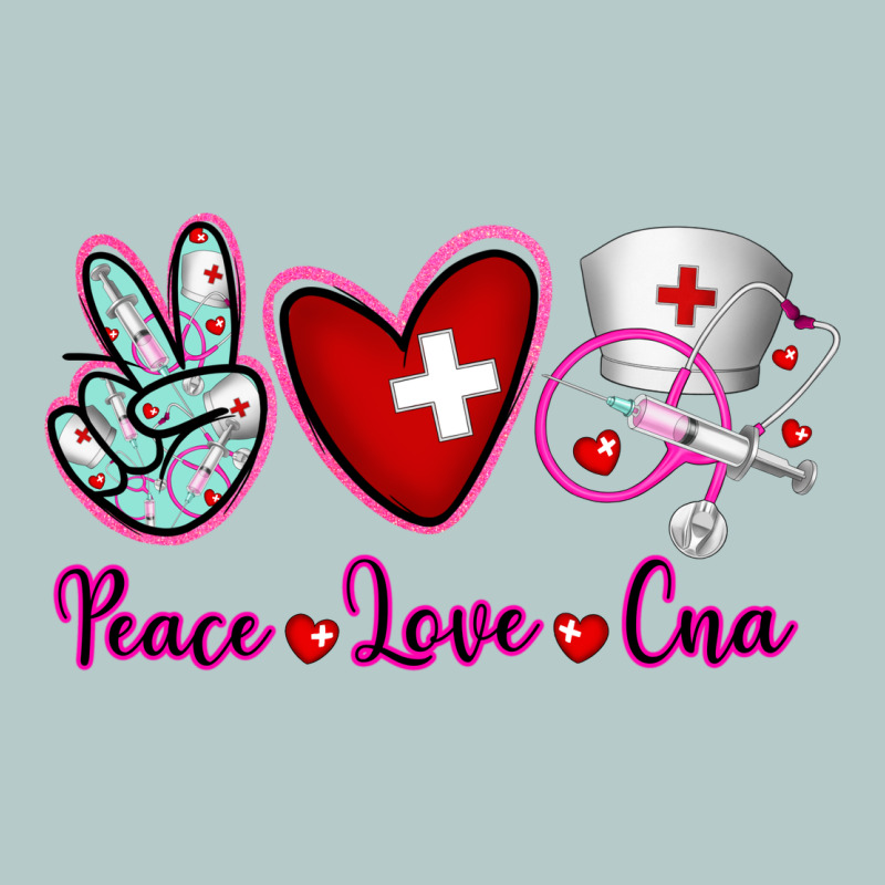Peace Love Cna Heavy Core Tee by RanaPortraitStore | Teevron