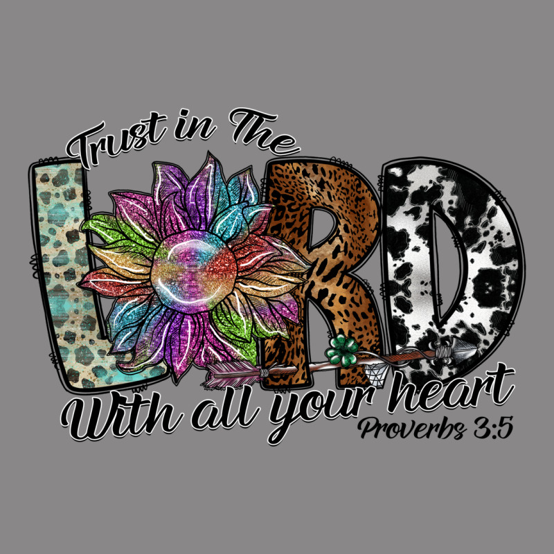 Trust In The Lord With All Your Heart Vintage Tee by SublimationCraftShop | Teevron