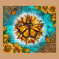 Monarch Butterfly Sunflower Vintage Tee | Teevron