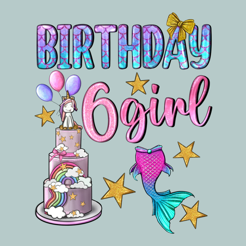 Birthday Girl 6 Heavy Core Tee by BundleAndBundleShop | Teevron