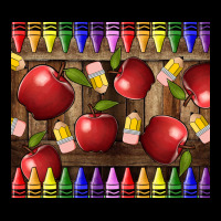Crayons And Apples Ladies Tee | Teevron