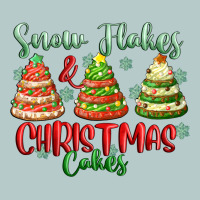 Snow Flakes And Christmas Cakes Heavy Core Tee | Teevron