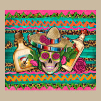 Mexican Tequila Skull Roses Cactus Sombrero Long Sleeve Tee | Teevron