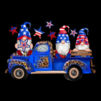 American Flag Gnomes Truck Long Sleeve Tee | Teevron