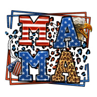 Army Veteran mama leopard frame 4th of July | Teevron