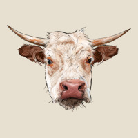 Hereford Cow Head Urban Heavy Tee | Teevron