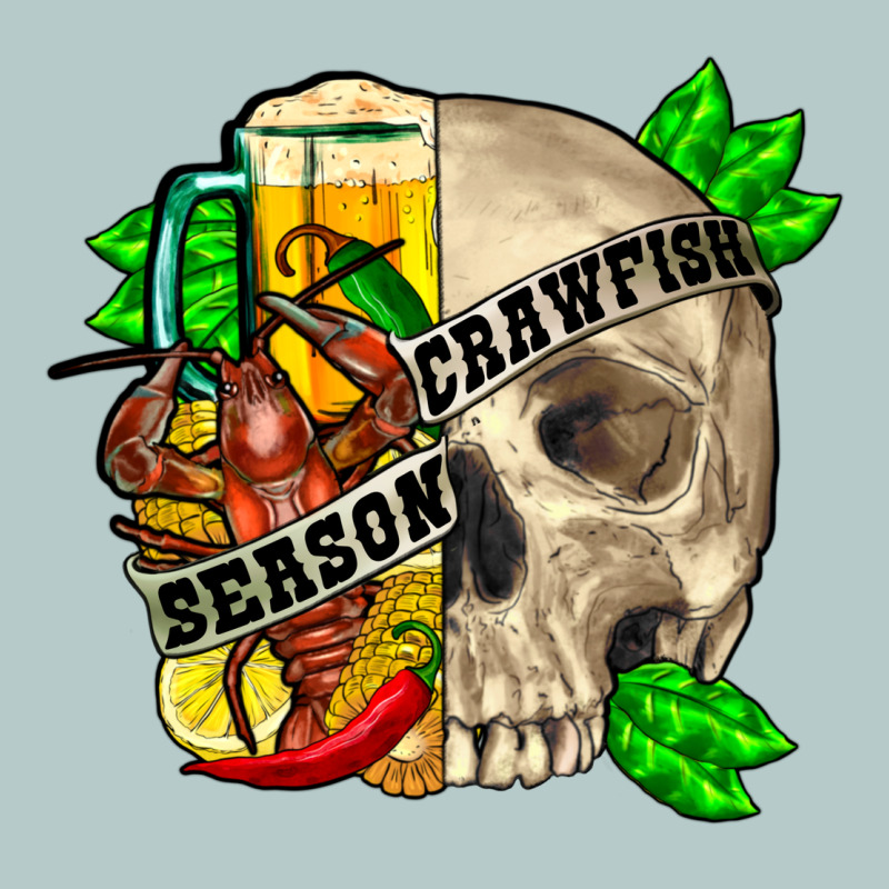 Skull Crawfish Season Heavy Core Tee by FaDigitalArtStudio | Teevron