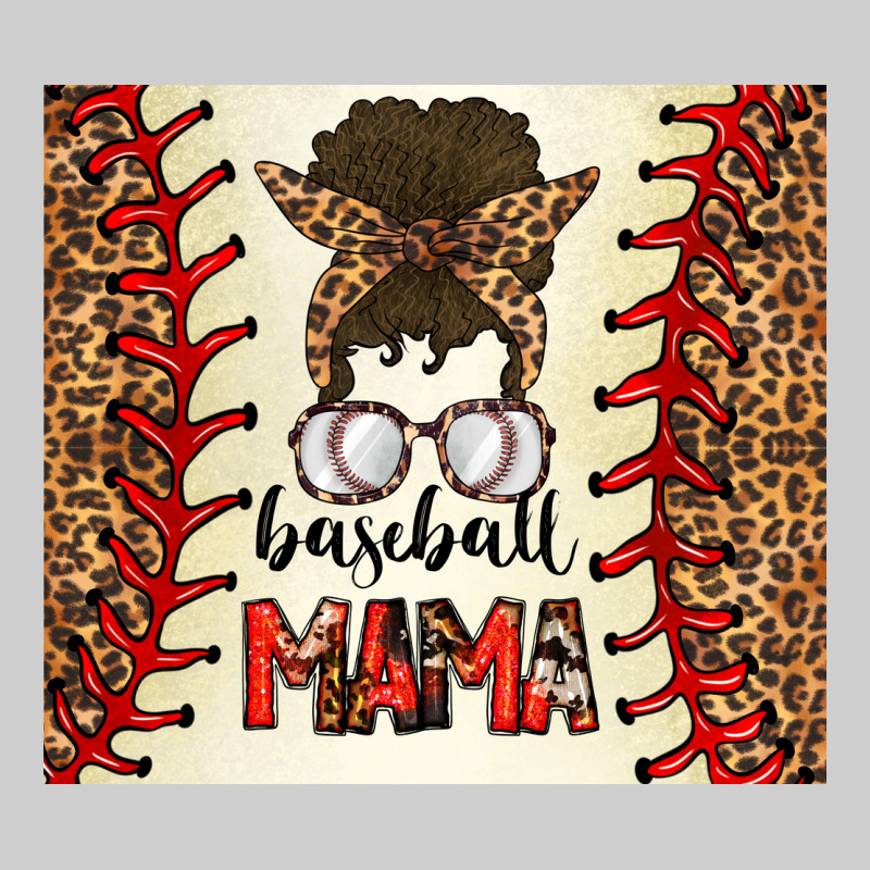 Baseball Mom Messy Bun Premium Tee by CowhideDigitalArt | Teevron