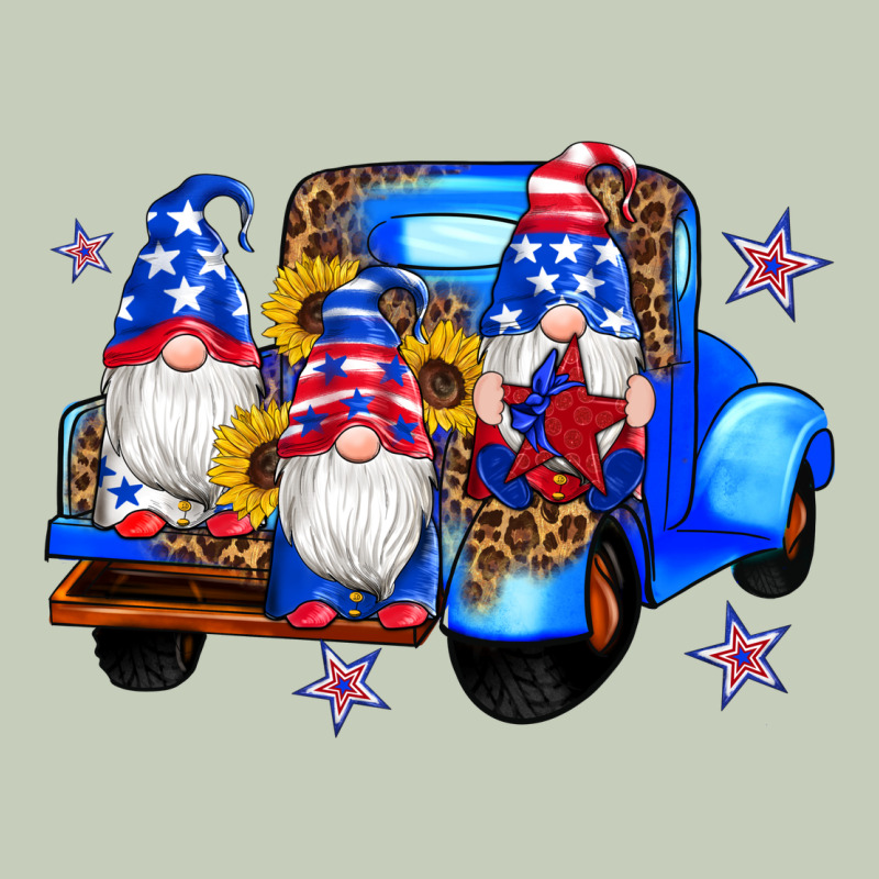American Flag Gnomes Truck Sunflowers Star Leopard Long Sleeve Tee by Artiststas | Teevron