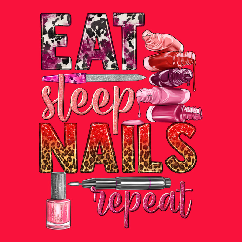 Eat Sleep Nails Repeat Bbs Classic Tee by BundleAndBundleShop | Teevron