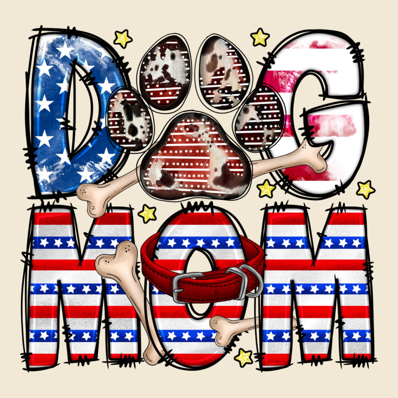 American Dog Mom Premium Tee by CowhideDigitalArt | Teevron