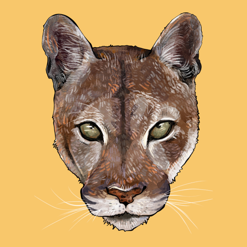 Florida Panther  Face Vintage Hoodie by BarkalooDesign | Teevron
