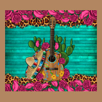 Mexican Guitar Roses Cactus Sombrero Long Sleeve Tee | Teevron