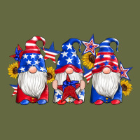 American Flag Gnomes Sunflowers Star Long Sleeve Tee | Teevron