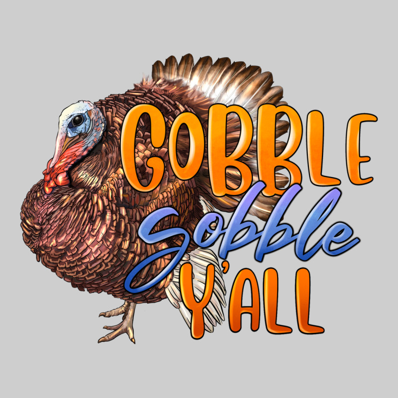Fall Gobble Gobble Y'all Premium Tee by LillyAllenDesigns | Teevron