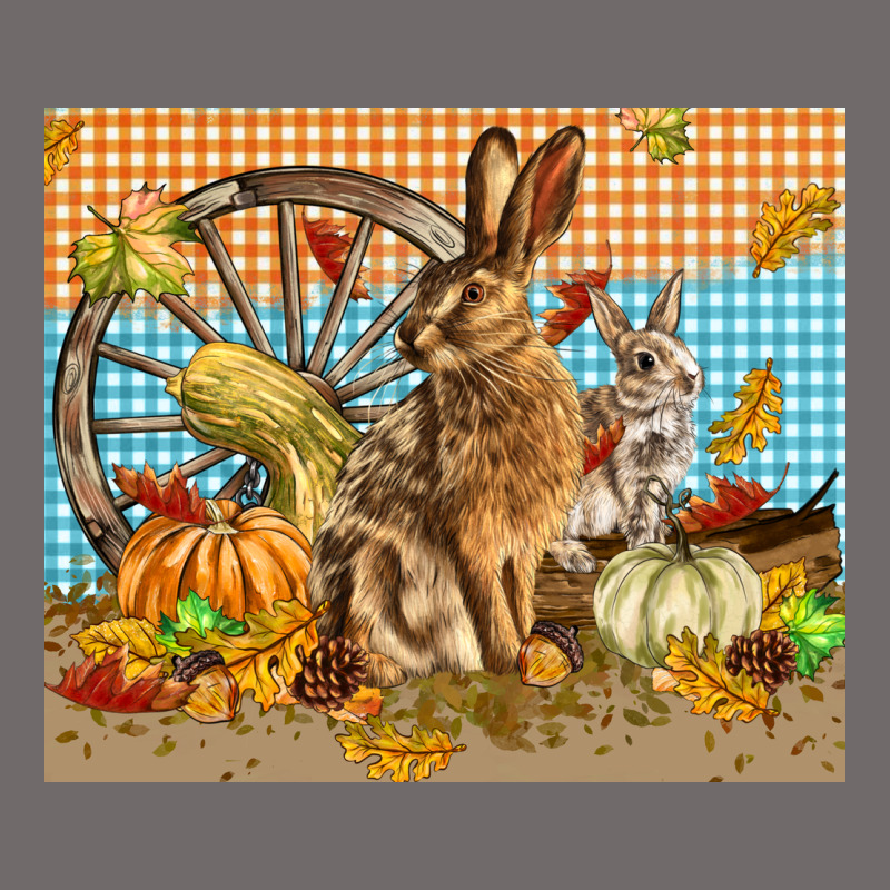 Fall Rabbit  Mousepad Urban Heavy Tee by LillyAllenDesigns | Teevron