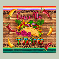 Cinco De Taco Paper Serape Leopard Wooden Long Sleeve Tee | Teevron