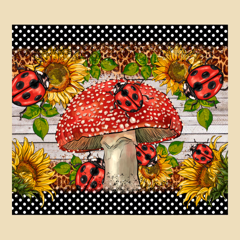 Ladybug Mushrooms Premium Hoodie by BarkalooDesign | Teevron