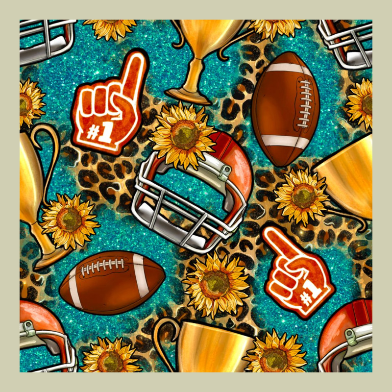 American Football Winner Cup And Helmet Seamless Pattern Heavy Core Tee by BundleAndBundleShop | Teevron