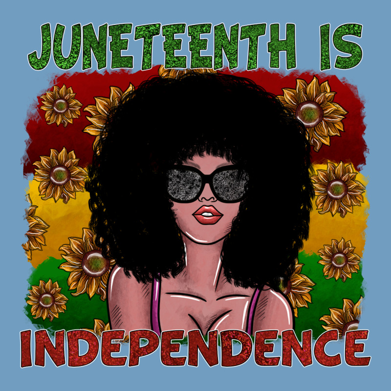 Juneteenth Is Independence Urban Heavy Tee by SublimationCraftShop | Teevron