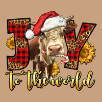 Joy To The World Christmas Cow Vintage Tee | Teevron
