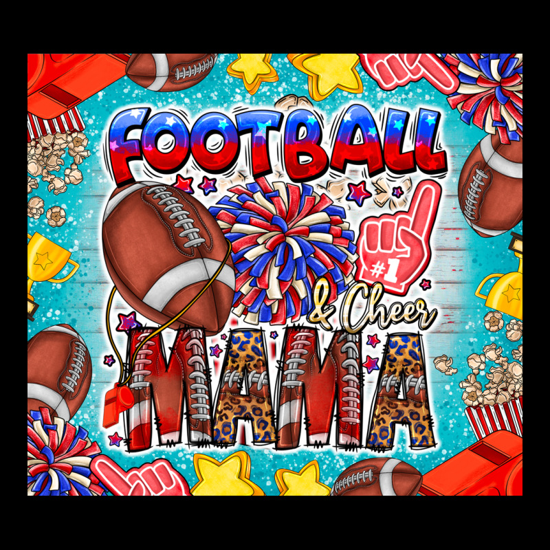 Football Mama Premium Tee by CowhideDigitalArt | Teevron