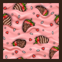 Valentines Day Strawberries In Cream Seamless Pattern Heavy Core Tee | Teevron