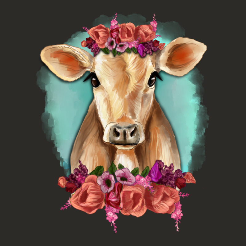 Floral Cow Heavy Core Tee by RanaPortraitStore | Teevron
