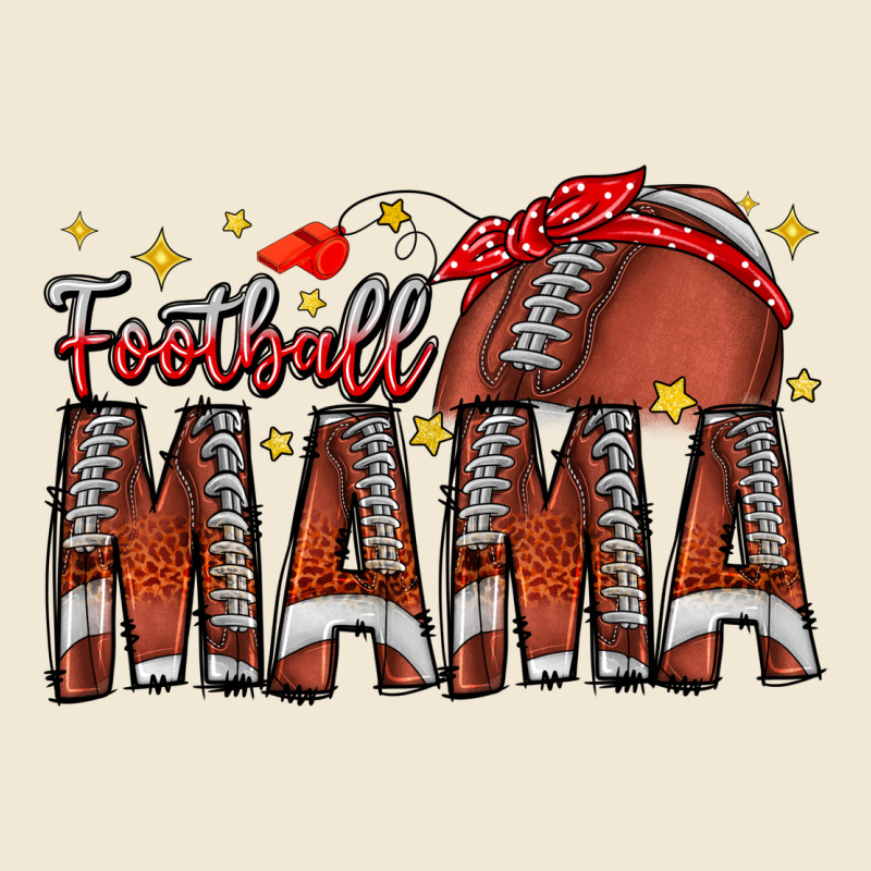 Football Mama Premium Tee by CowhideDigitalArt | Teevron
