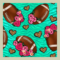 American Football Roses And Hearts Seamless Pattern Heavy Core Tee | Teevron