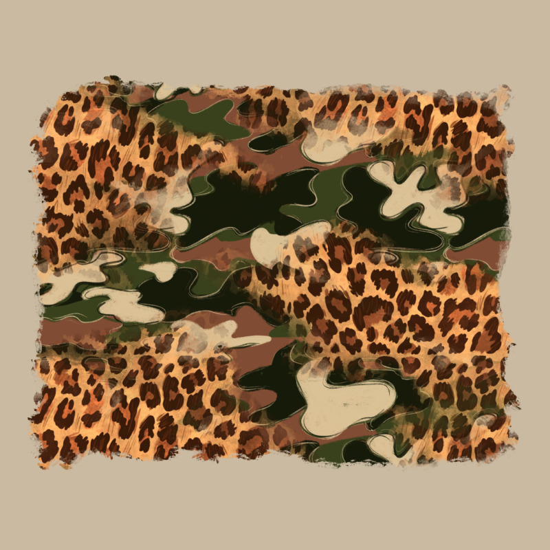 Camouflage And Leopard Background Long Sleeve Tee by Artiststas | Teevron
