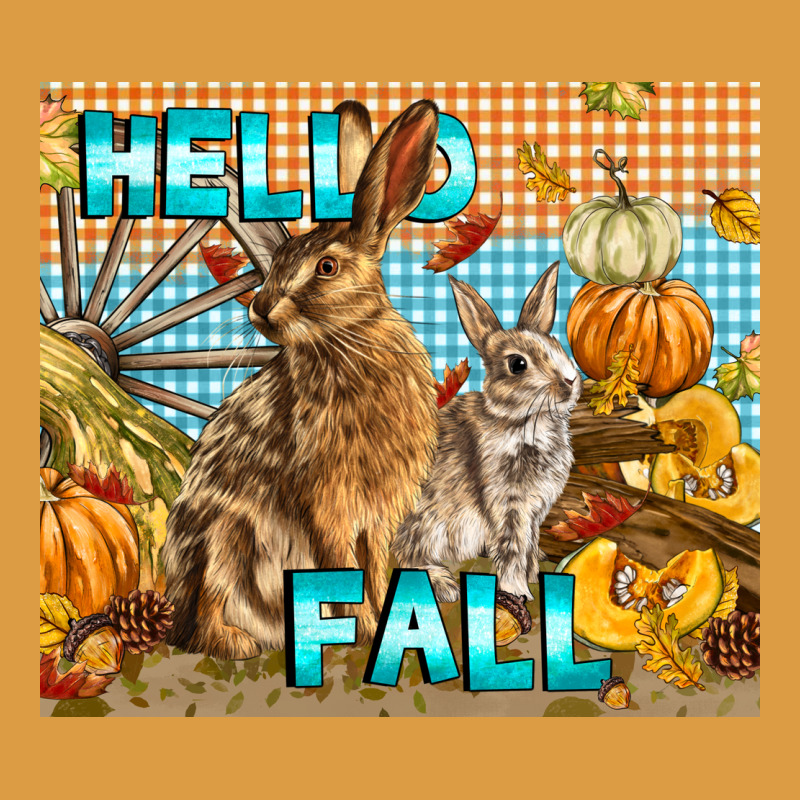 Hello Fall Rabbit Urban Heavy Tee by LillyAllenDesigns | Teevron